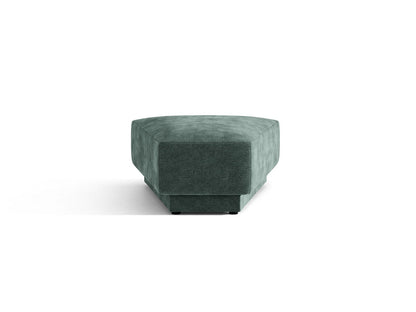 Pouf Chenille Beige Miley — Grey