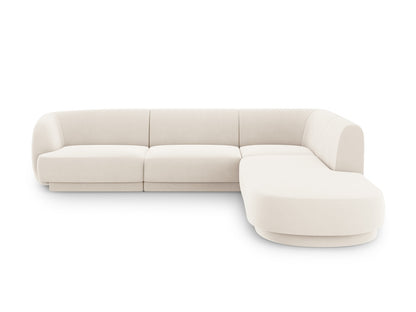 Ecksofa Samt Schwarz Miley — Grey