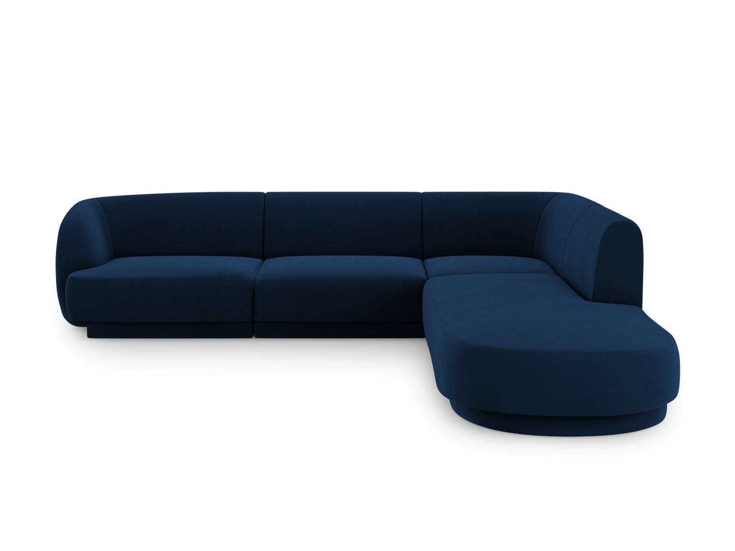 Ecksofa Samt Schwarz Miley — Light Grey