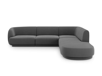 Ecksofa Samt Schwarz Miley — Green