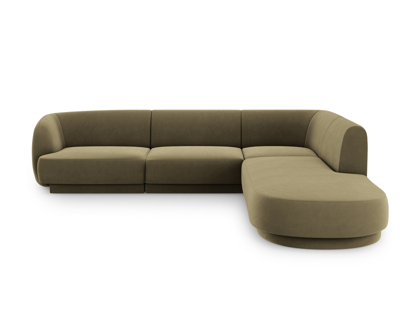 Ecksofa Samt Schwarz Miley — Cappuccino