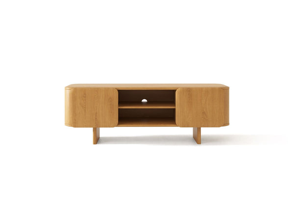 Charlotte TV Cabinet, 140x45 cm — Natural Oak