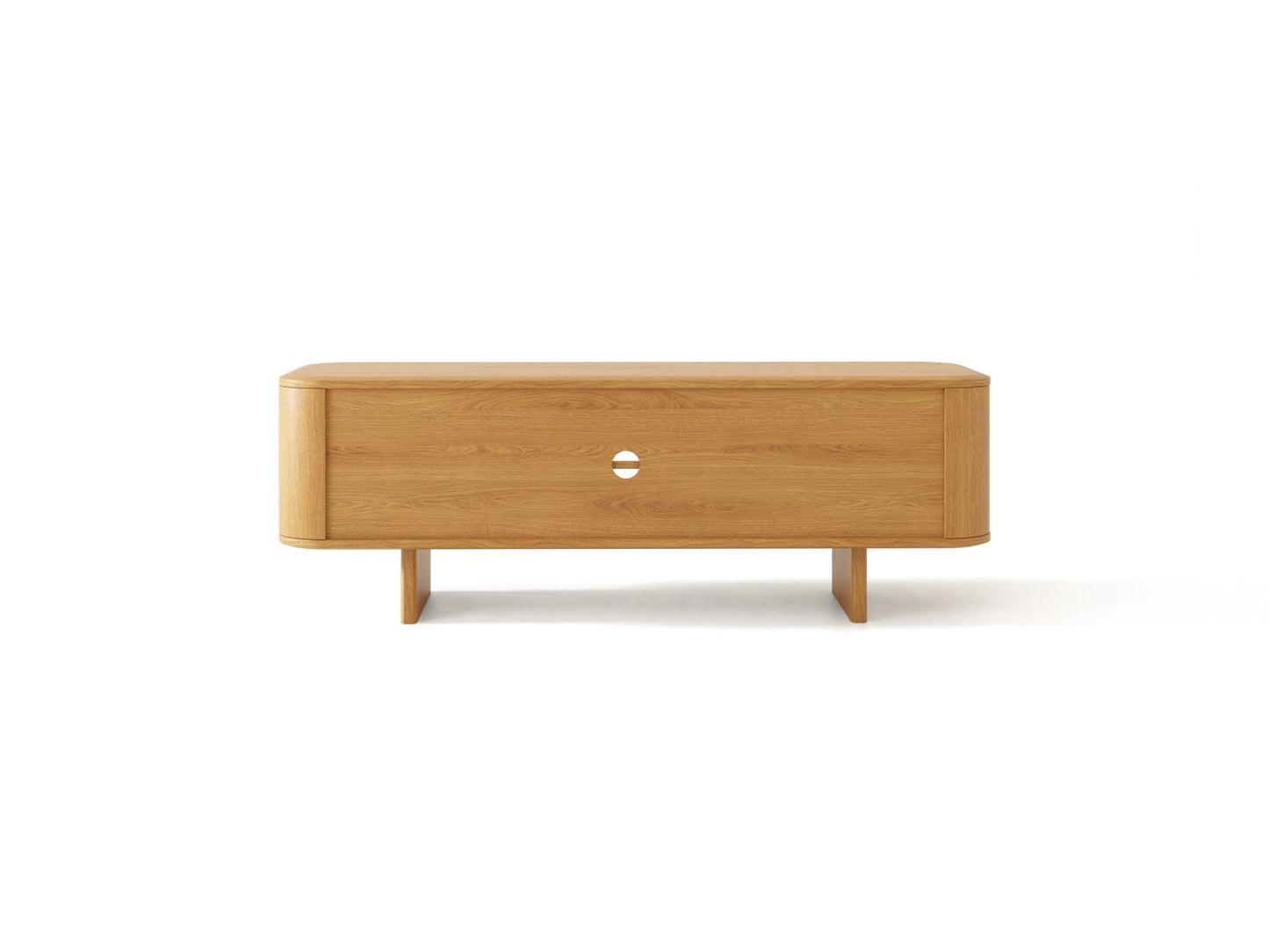 TV-Lowboard Holz Natural Oak Charlotte — Maße und Details