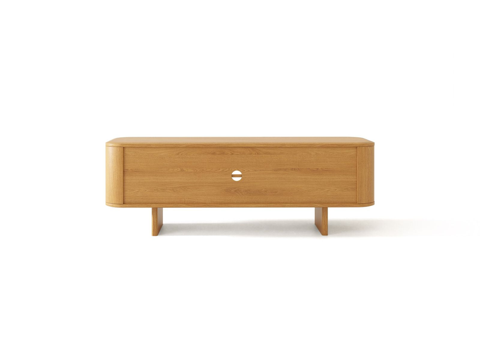 TV-Lowboard Holz Natural Oak Charlotte — Maße und Details
