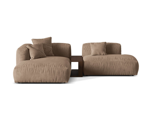 Martina Modular Corner Sofa, 2 Seats, 285x176 cm — Dark Beige / Left