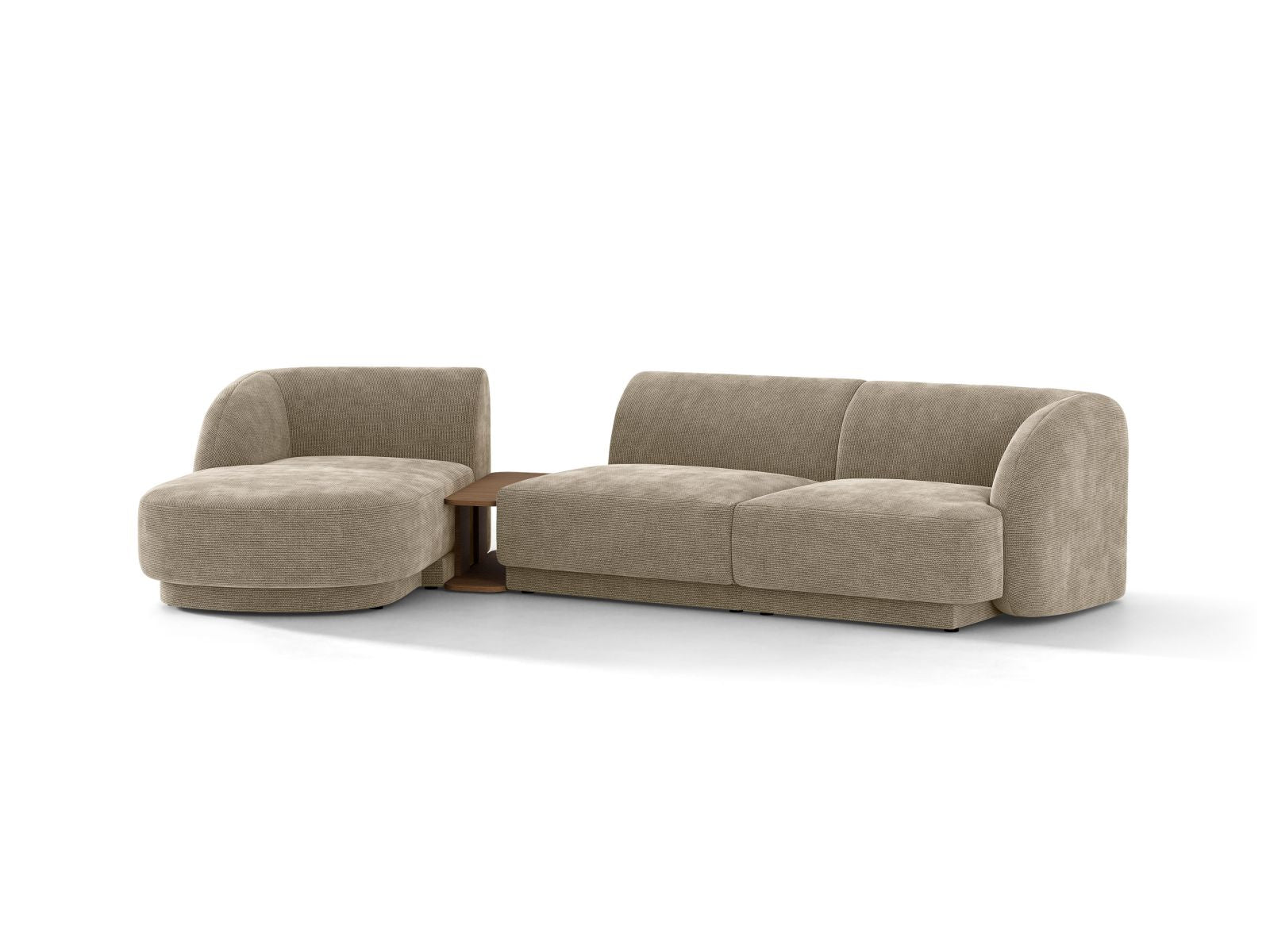 Sofa Chenille Beige Miley — Beige