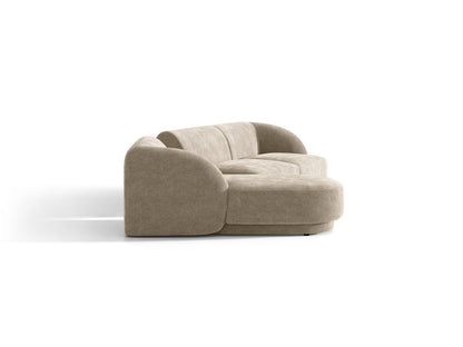 Sofa Chenille Beige Miley — Detailansicht
