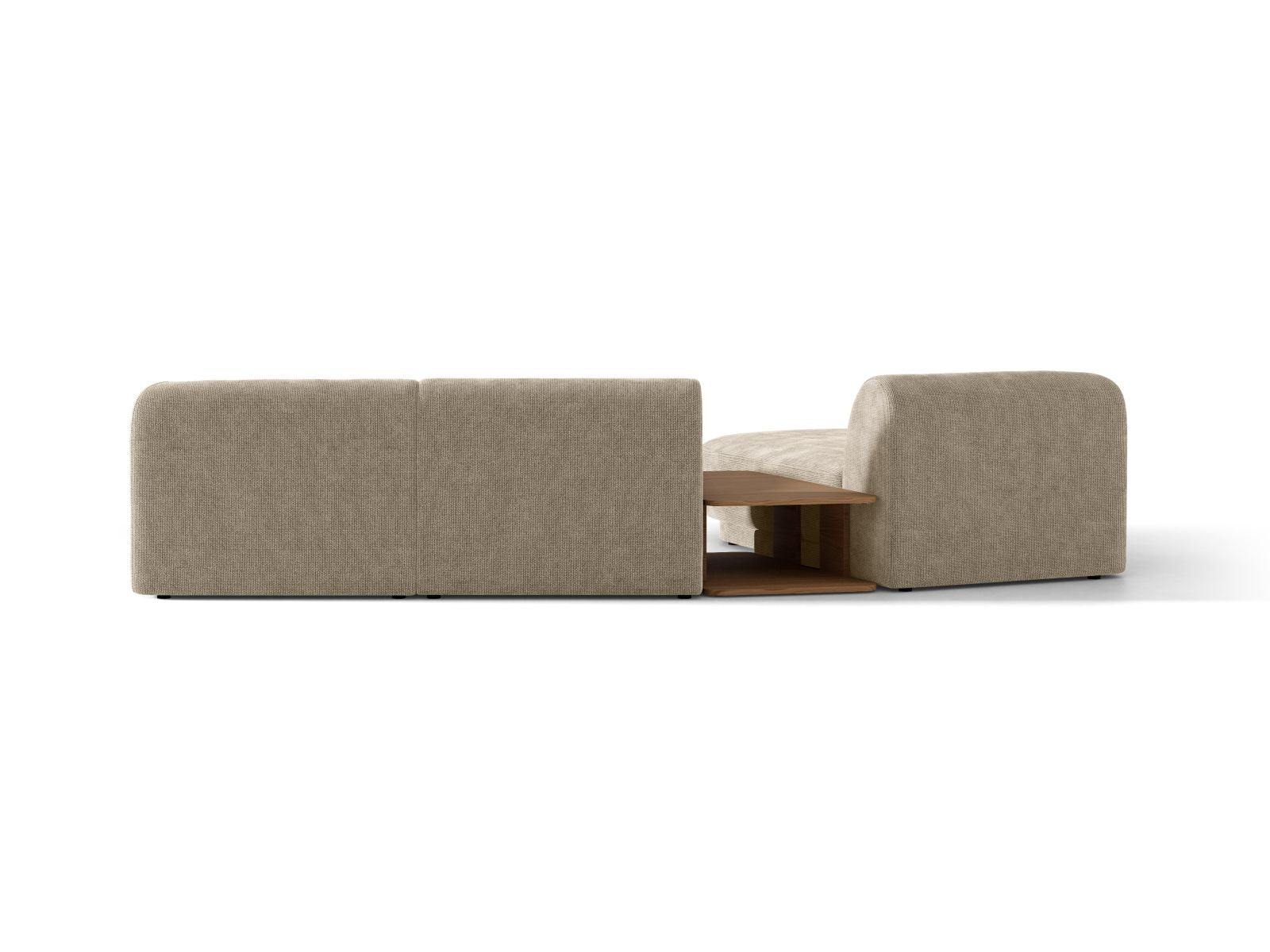 Sofa Chenille Beige Miley — Maße und Details