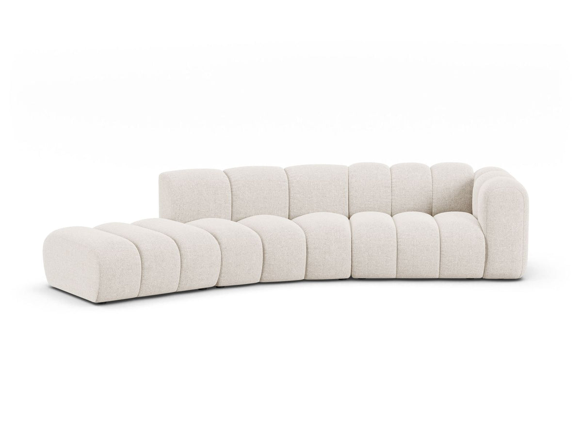 Lupine Modular Sofa, 5 Seats, 335x166 cm — Light Beige / Left