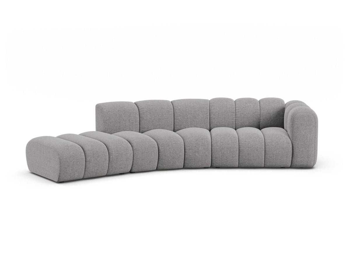 Lupine Modular Sofa, 5 Seats, 335x166 cm — Light Grey / Left
