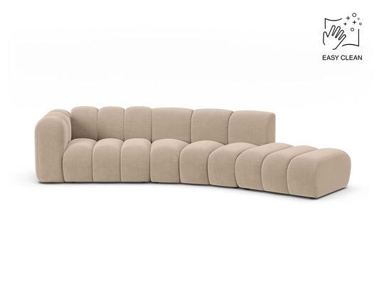 Lupine Modular Sofa, 5 Seats, 335x166 cm — Beige / Left