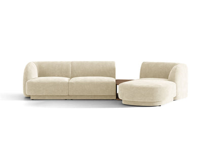 Miley Modular Sofa, 3 Seats, 303x178 cm — Light Beige / Right