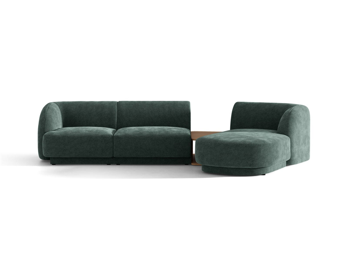 Miley Modular Sofa, 3 Seats, 303x178 cm — Petrol / Right