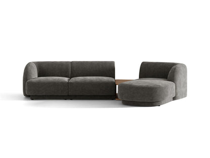 Miley Modular Sofa, 3 Seats, 303x178 cm — Grey / Right