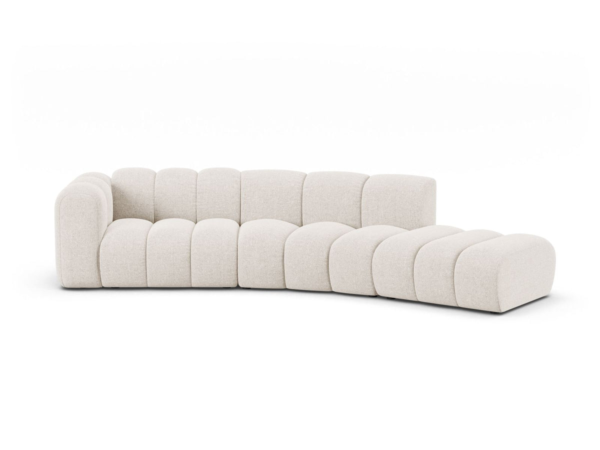 Lupine Modular Sofa, 5 Seats, 335x166 cm — Light Beige / Right