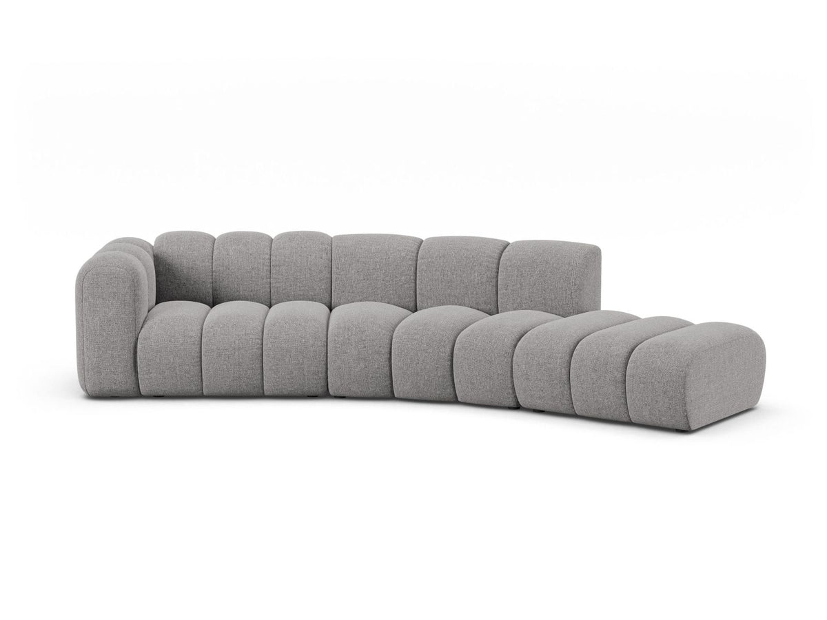 Lupine Modular Sofa, 5 Seats, 335x166 cm — Light Grey / Right