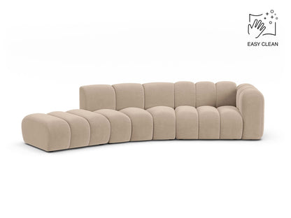 Lupine Modular Sofa, 5 Seats, 335x166 cm — Beige / Right
