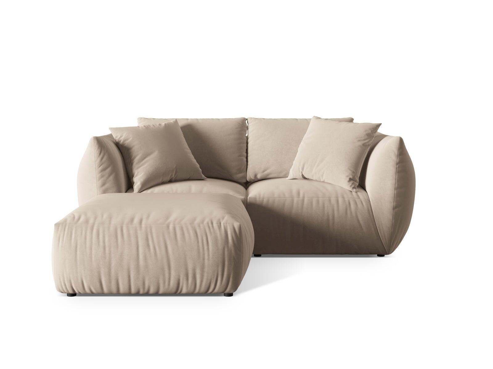 Chris Modular Corner Sofa, 4 Seats, 220x200 cm — Light Beige