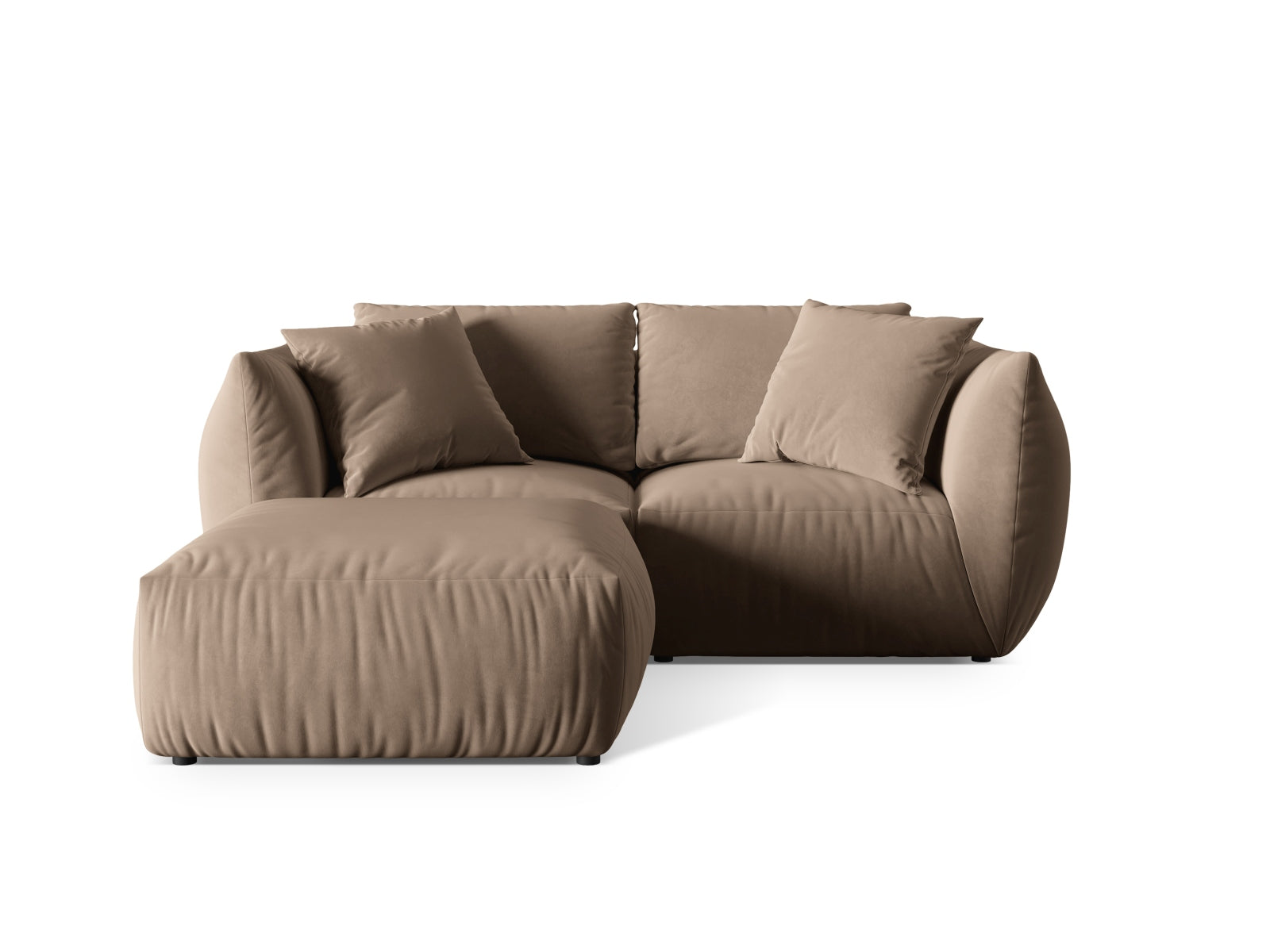 Chris Modular Corner Sofa, 4 Seats, 220x200 cm — Light Brown