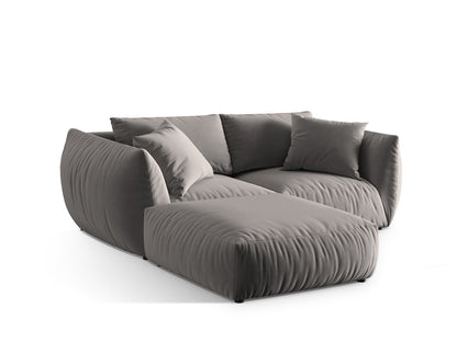 Ecksofa Samt Grau Chris — Maße und Details