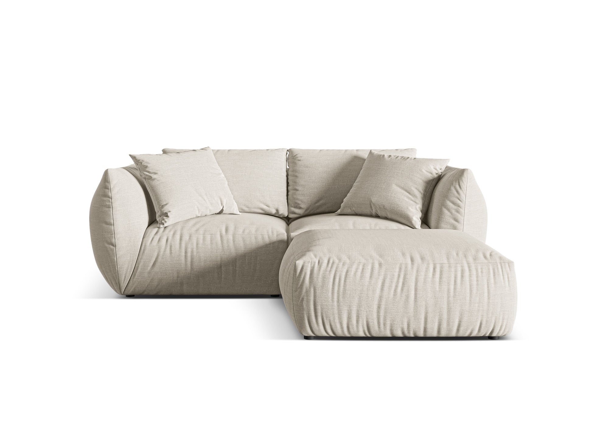 Chris Modular Corner Sofa, 4 Seats, 220x200 cm — Natural