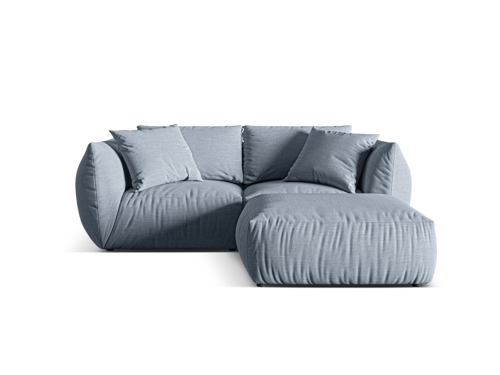 Chris Modular Corner Sofa, 4 Seats, 220x200 cm — Muted Blue