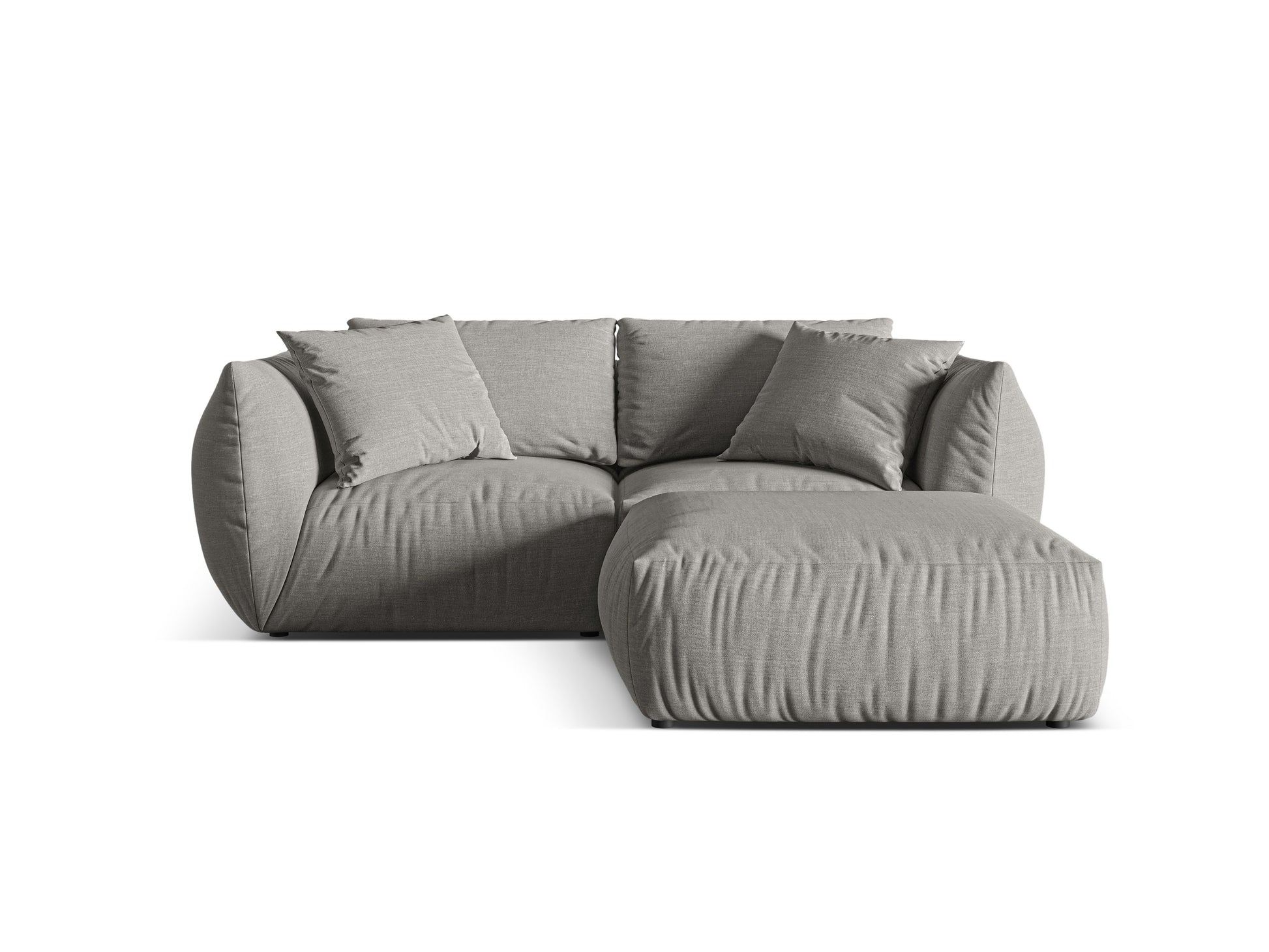 Chris Modular Corner Sofa, 4 Seats, 220x200 cm — Warm grey