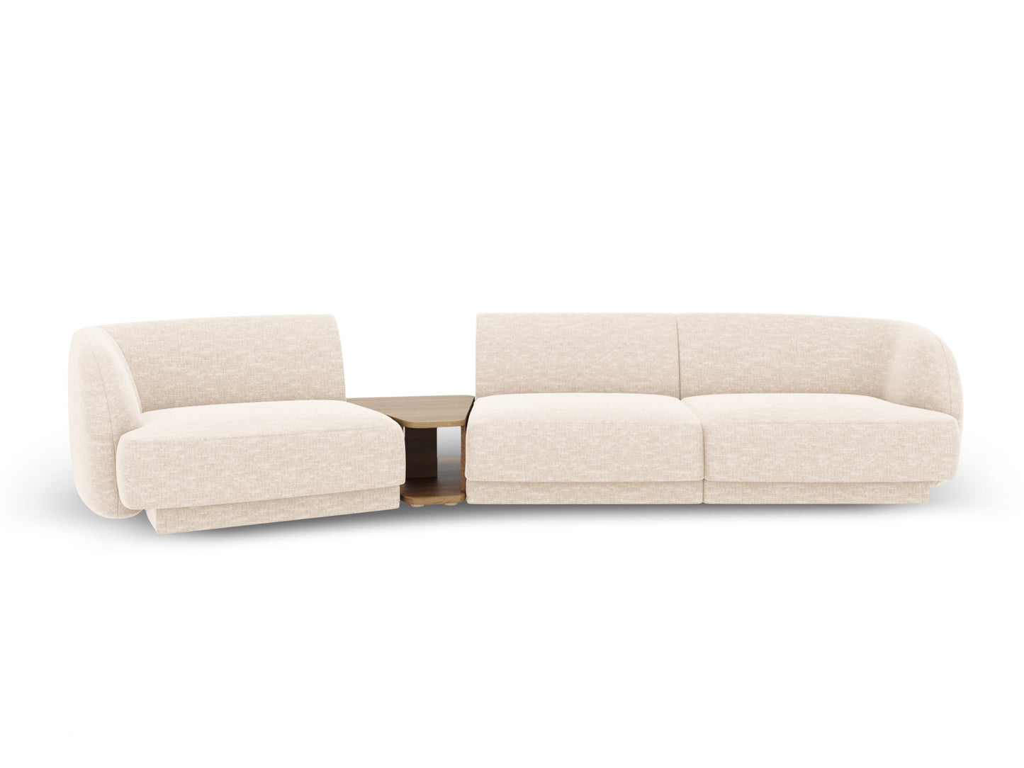 Sofa Chenille Beige Miley — Light Beige