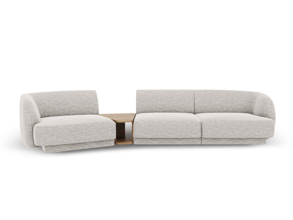 Sofa Chenille Anthrazit Miley — Silver