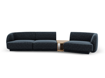 Miley Modular Sofa, 3 Seats, 303x126 cm — Royal Blue / Right