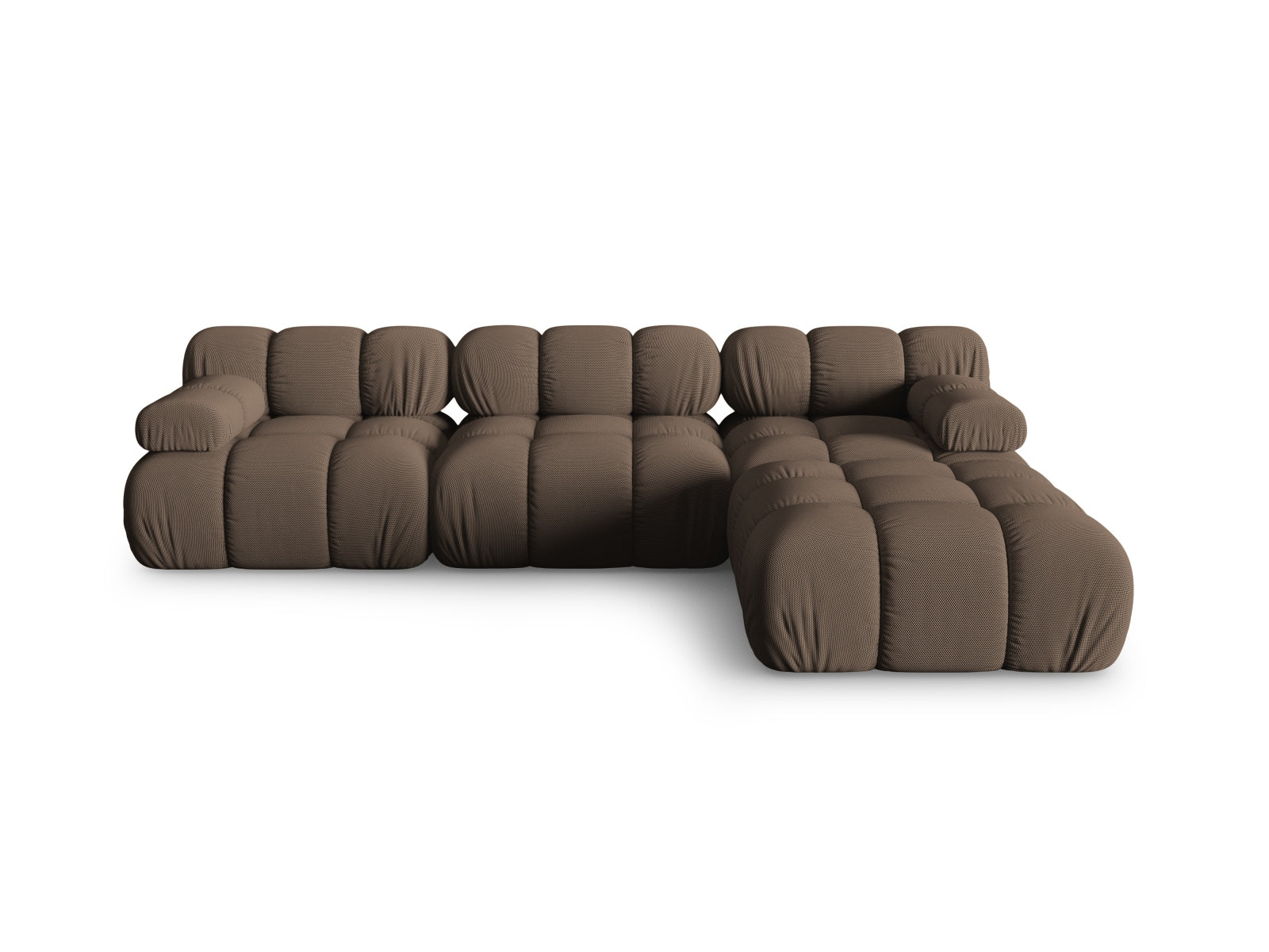 Bellis Modular Sofa, 4 Seats, 282x188 cm — Brown