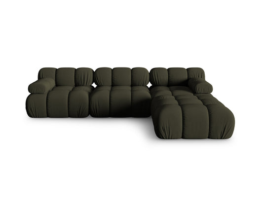 Bellis Modular Sofa, 4 Seats, 282x188 cm — Amazon Green