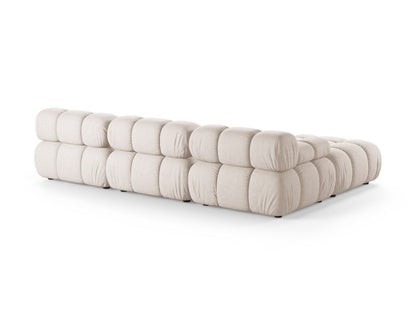 Sofa Strukturstoff Beige Bellis — Detailansicht