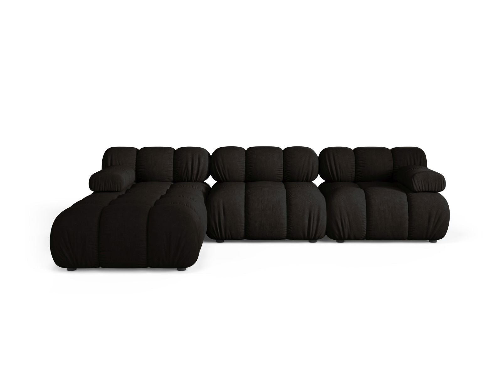 Bellis Modular Sofa, 4 Seats, 282x188 cm — Black