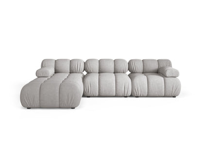 Sofa Strukturstoff Beige Bellis — Light Grey