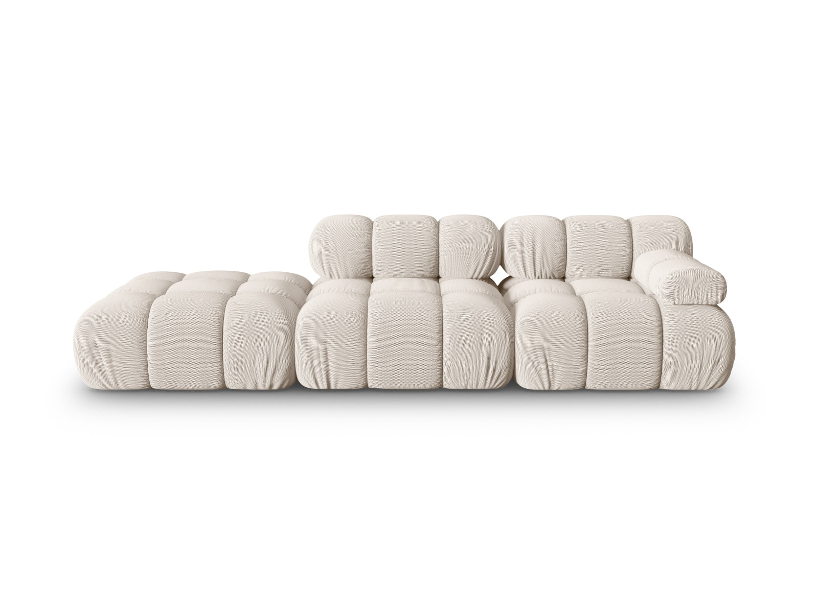 Bellis Modular Sofa, 4 Seats, 282x94 cm — Light Beige / Left