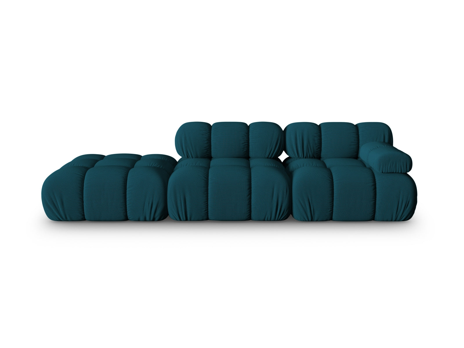 Bellis Modular Sofa, 4 Seats, 282x94 cm — Navy Blue / Left