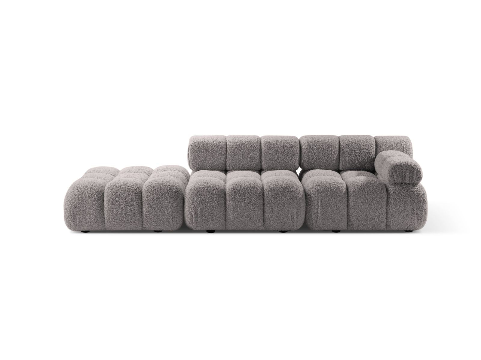 Bellis Modular Sofa, 4 Seats, 282x94 cm — Light Grey / Left