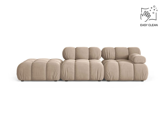 Bellis Modular Sofa, 4 Seats, 282x94 cm — Beige / Left