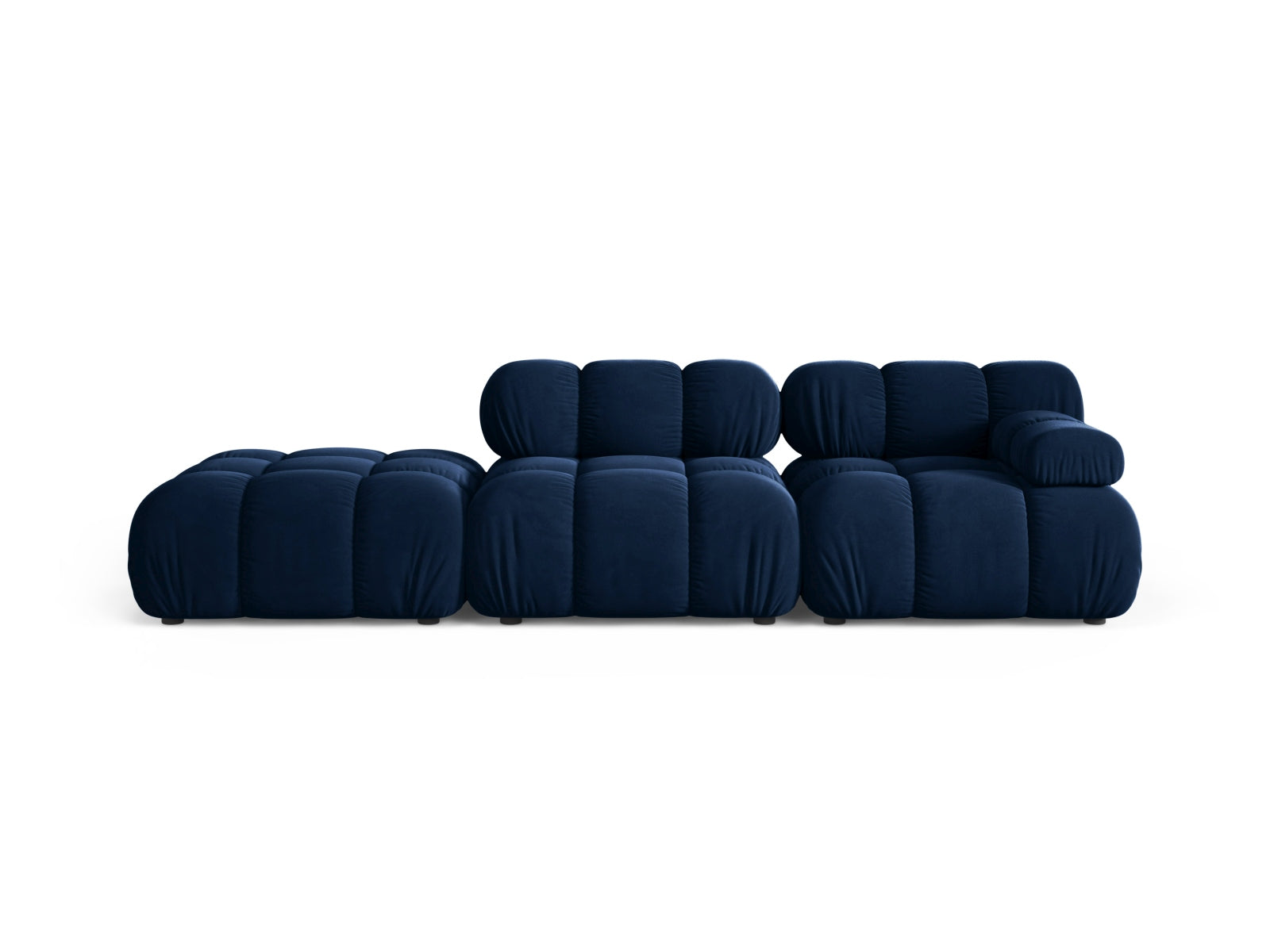 Bellis Modular Sofa, 4 Seats, 282x94 cm — Royal Blue / Left