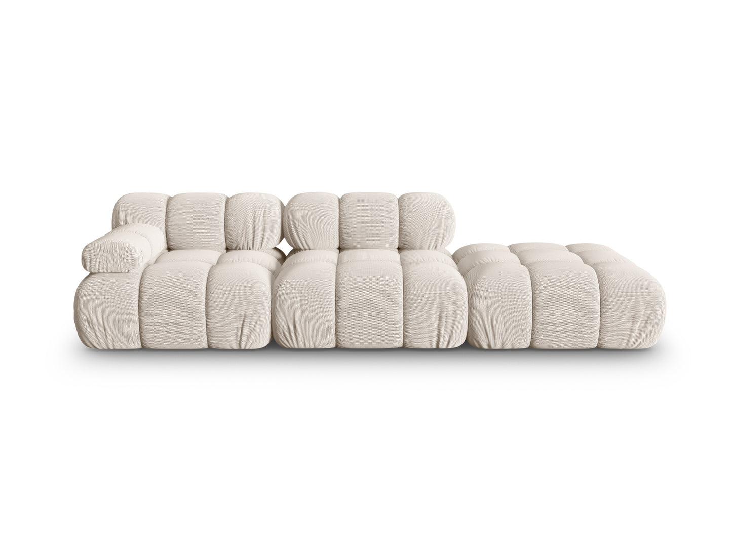 Bellis Modular Sofa, 4 Seats, 282x94 cm — Light Beige / Right