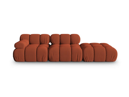 Bellis Modular Sofa, 4 Seats, 282x94 cm — Brick / Right