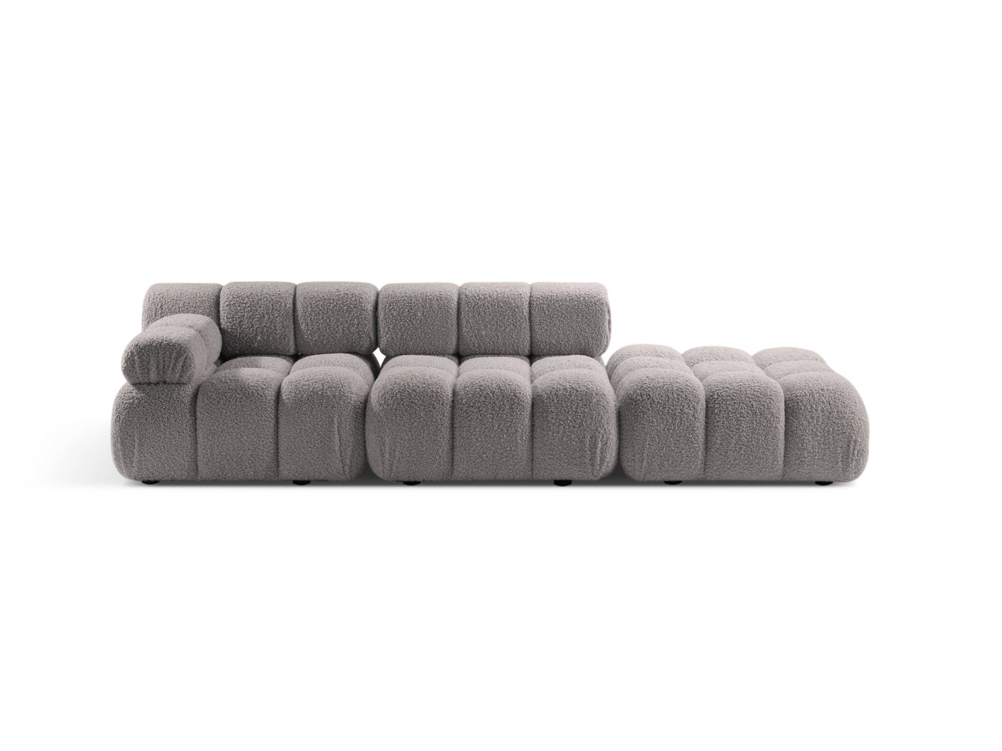 Bellis Modular Sofa, 4 Seats, 282x94 cm — Light Grey / Right