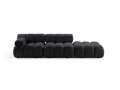 Bellis Modular Sofa, 4 Seats, 282x94 cm — Graphite / Right