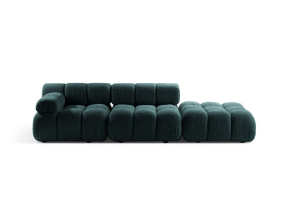 Bellis Modular Sofa, 4 Seats, 282x94 cm — Petrol / Right