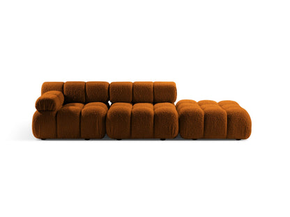 Bellis Modular Sofa, 4 Seats, 282x94 cm — Brick / Right
