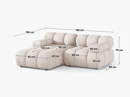 Ecksofa 3D Amazon Green Bellis — Ansicht 6