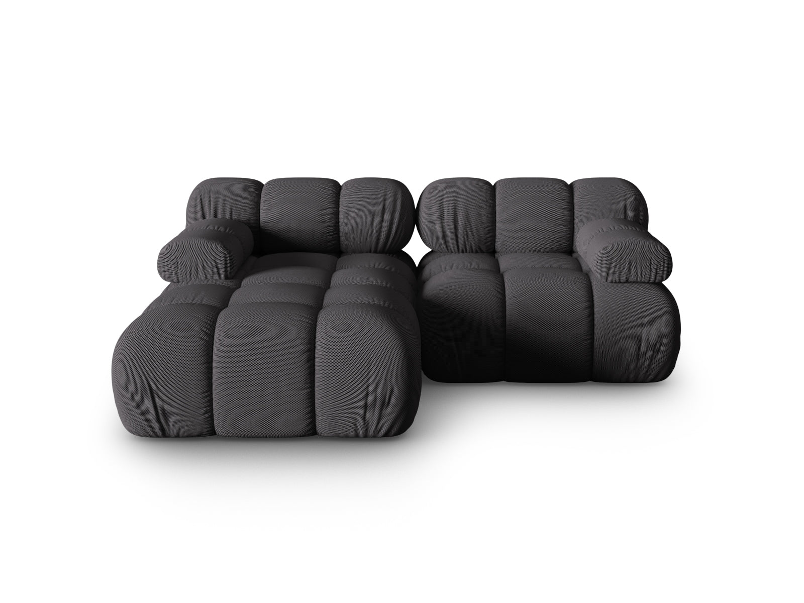 Bellis Modular Corner Sofa, 3 Seats, 188x155 cm — Espresso / Left