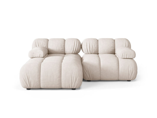 Bellis Modular Corner Sofa, 3 Seats, 188x155 cm — Beige / Left