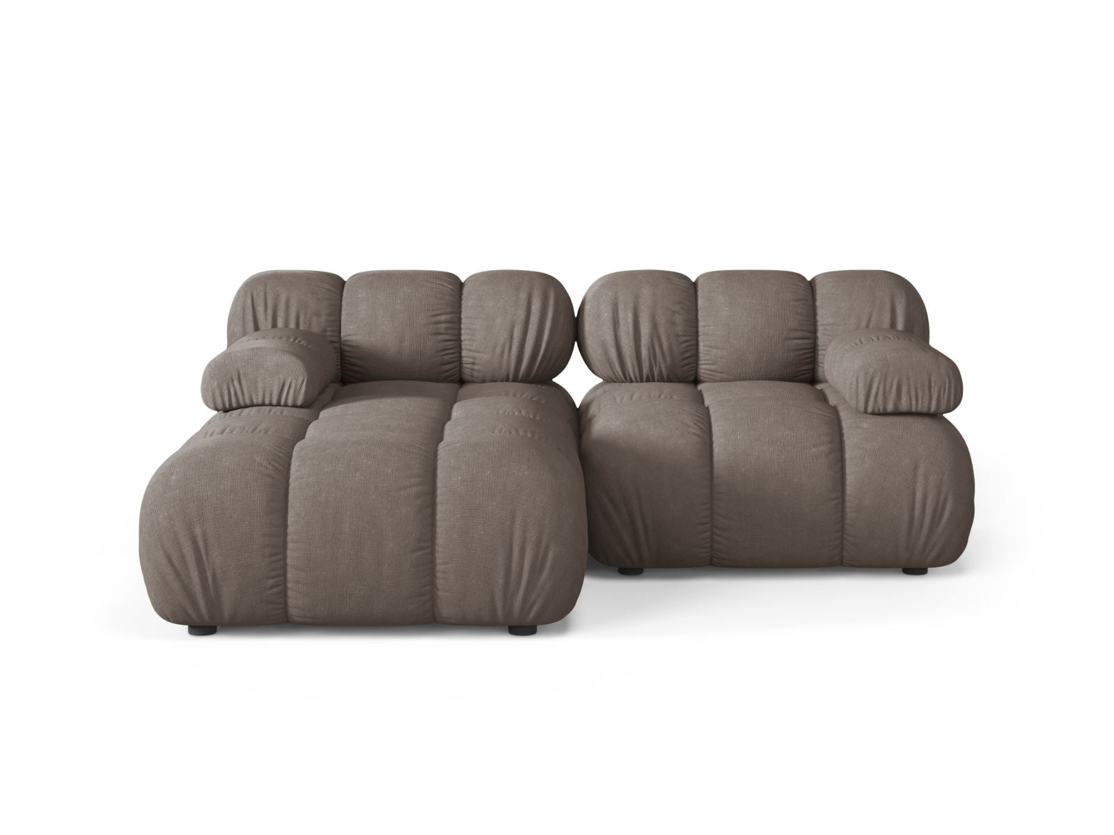 Bellis Modular Corner Sofa, 3 Seats, 188x155 cm — Cappuccino / Left